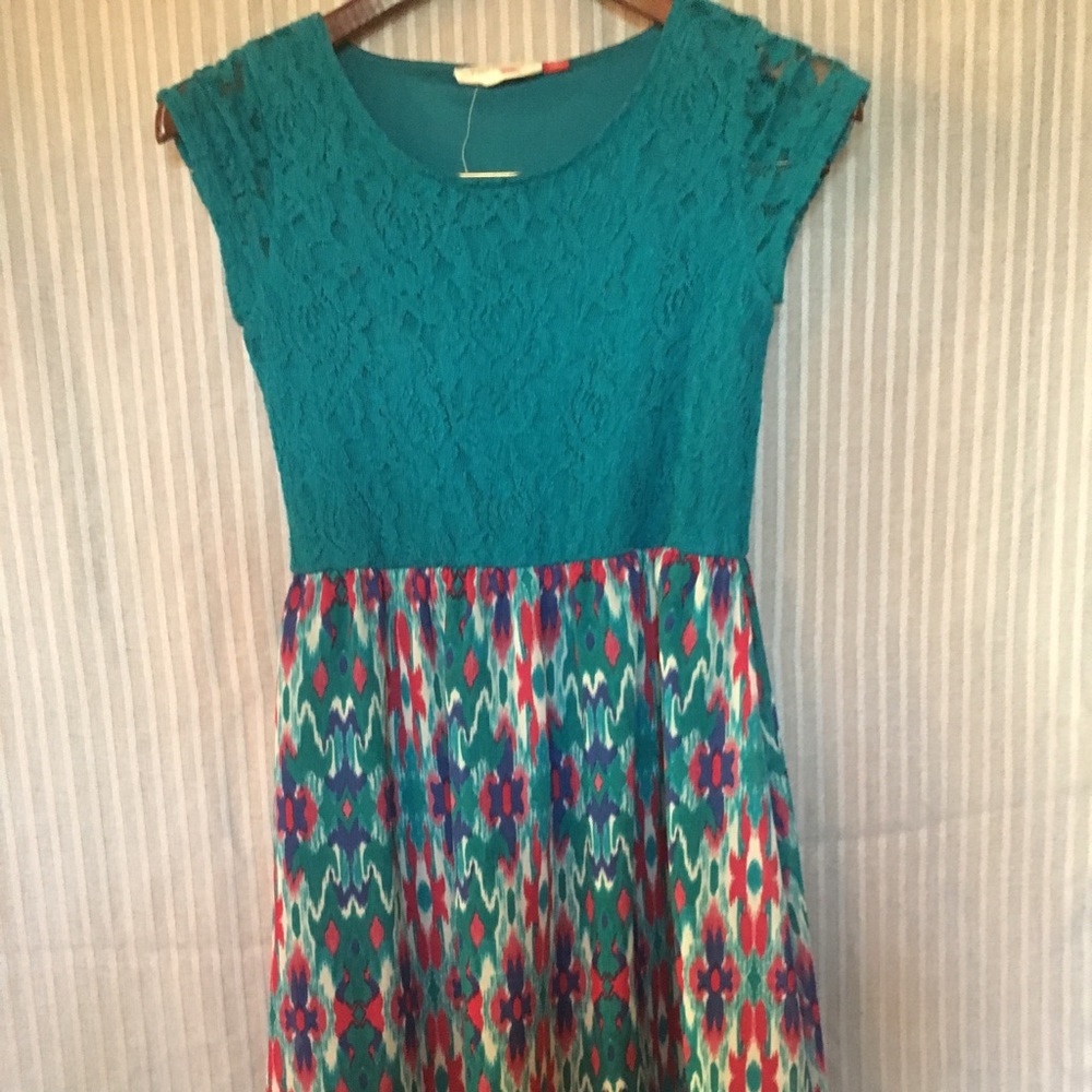 Red Camel Girls High-Low Dress